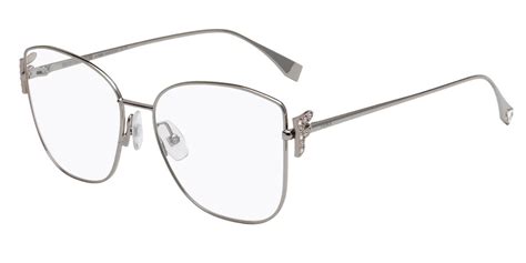 Fendi™ FF 0390/G 06LB00 56 Ruthenium Eyeglasses